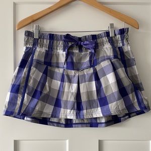 Lululemon gingham running skort
